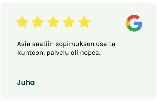 arvostelu-juha-google_1 Viiden tähden Google-arvostelu Nordic Green Energylle. Lähettäjä Juha.